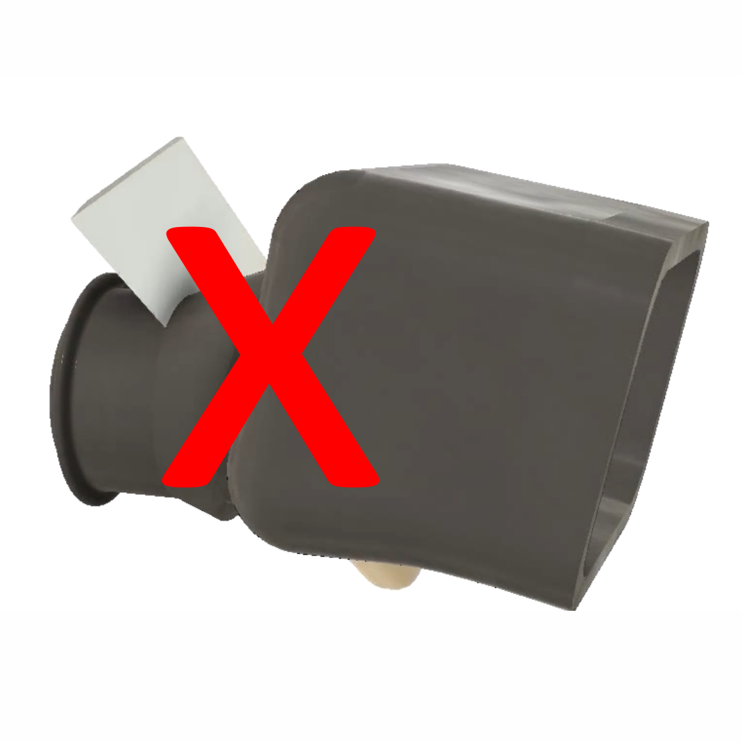 2 Stück Reparatursatz Auslaufstutzen, ohne schneiden des vorhandenen Gummistutzens 1Q0898406 (ähnlich / verbesserte Version)