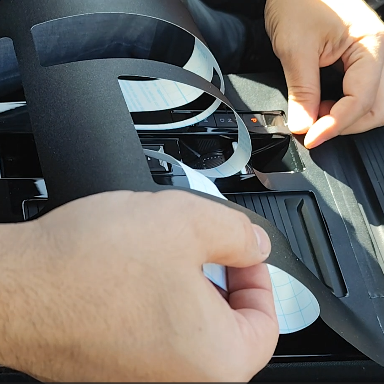 Opel Astra L Schutzfolie für die Mittelkonsole Schaltgetriebe (mehrere Varianten)