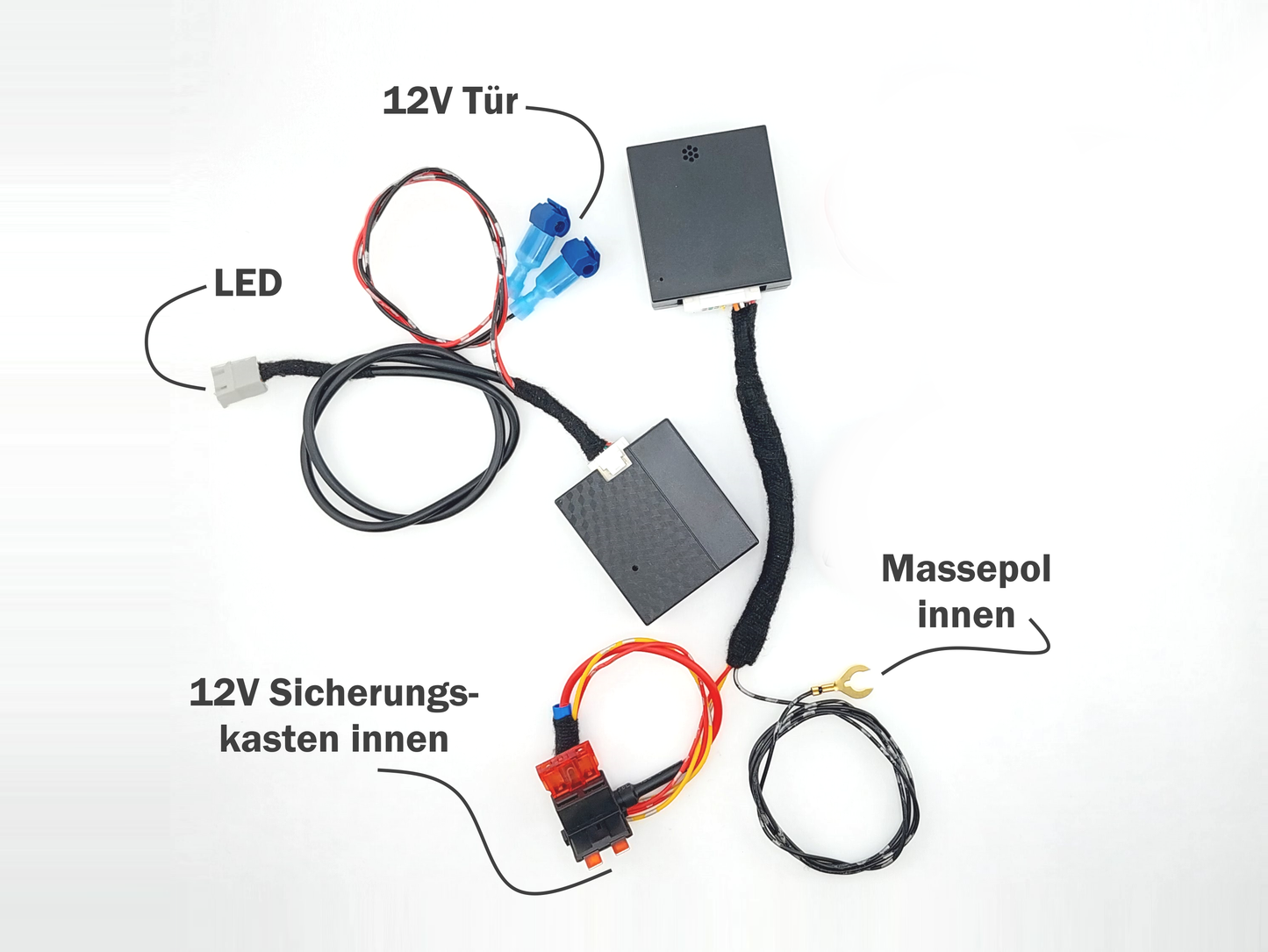 Ambientebeleuchtung-Set mit vernetzten Modulen