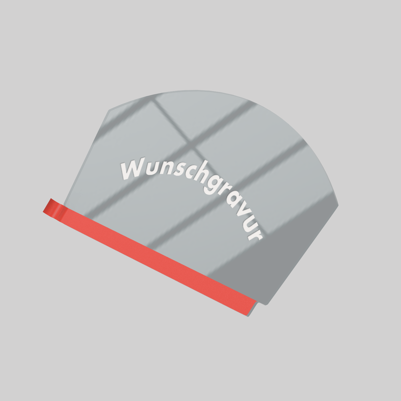 Windschutz aus Acryl – Wunschgravur einfach im Online‑Generator erstellen.