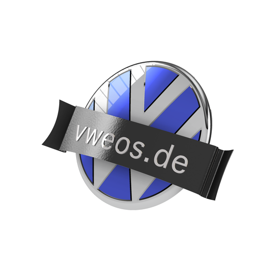 VW Heck-Emblem-Blende für Heckklappenschloss – in Originalfarbtönen (Teilenummer: 3C5827469F)